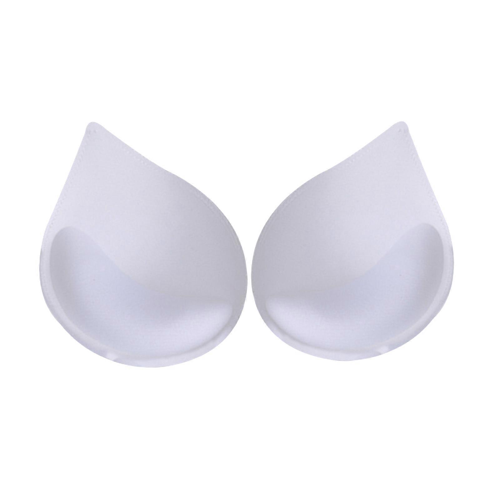 Women's Bra Pad Inserts Removable Tear Drop Shape Bra Cup Inserts Push Up Breast Enhancer for