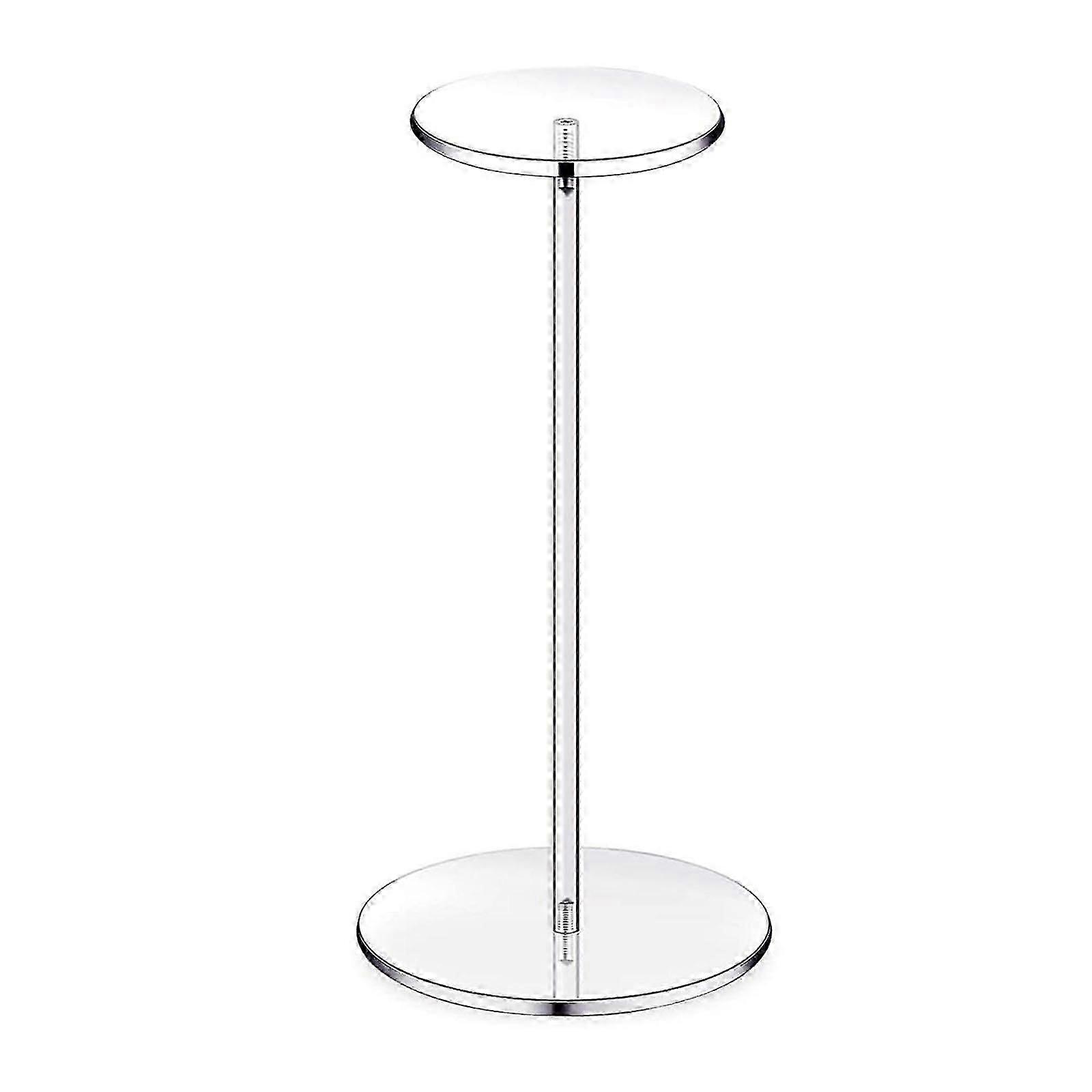 Acrylic Pedestal Display Riser Stands Cap Hat Rack Tabletop Wig Display Rack
