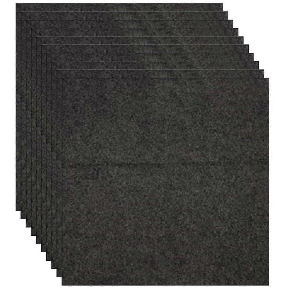 Water Absorbent Kitchen Dishcloth Black for Cleaning 10Pcs Set