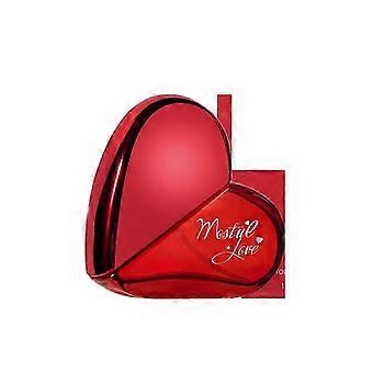 Perfume de mujer Eau de Toilette Spray 50 ml, fragancia de larga duración, forma de corazón, tamaño de viaje