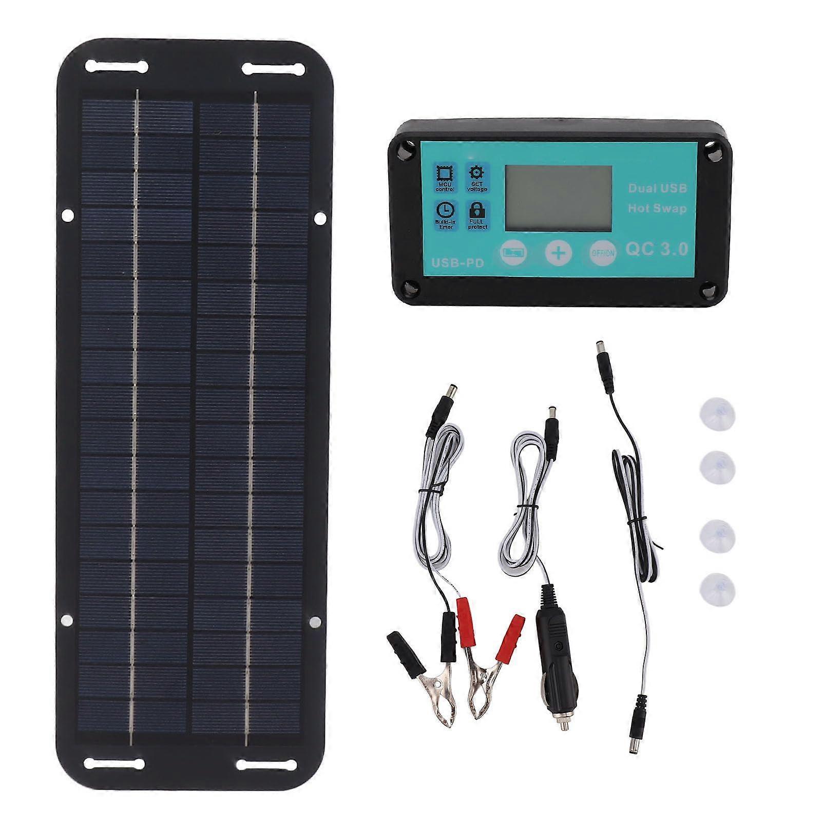 20 Panel Solar Kit with Controller 12V 24V Black Cell  Efficiency for RV and Off Grid Use