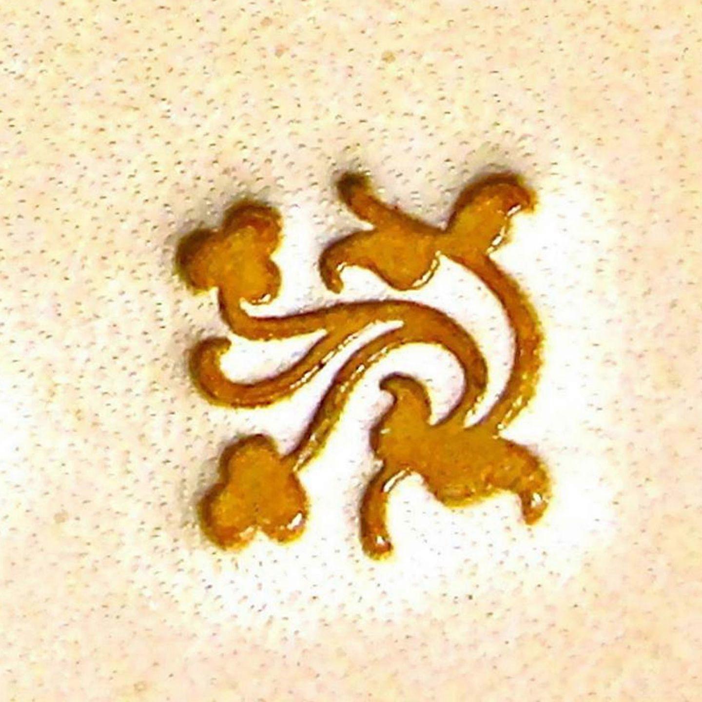 Craft Sha Leathercraft Tool 8x8mm E376 Ornate Leaf Pattern Custom Leather Stamp
