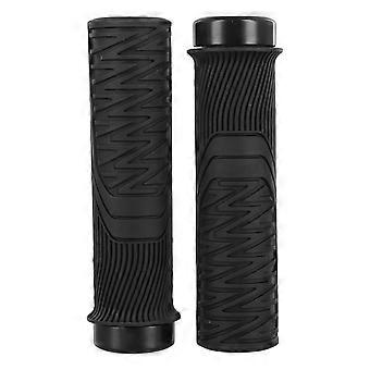 Uchwyty kierownicy roweru górskiego Lock-On Bicycle Bold Grip antypoślizgowe pasujące do 22,2 mm w kolorze czarnym