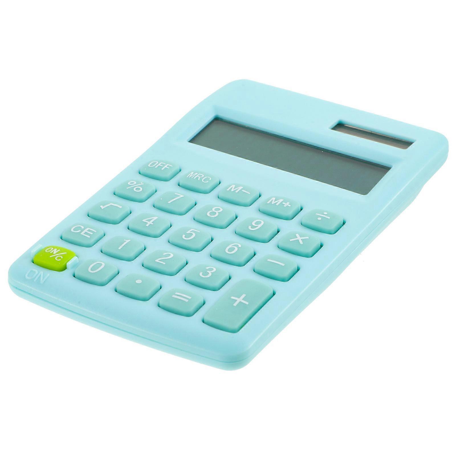 Small Calculator Dual Powered for Calculating with One Compact Unit