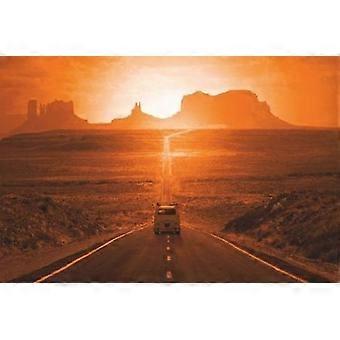 Puzzle in legno MONUMENT VALLEY - ROAD SUNSET 22312 -A1444
