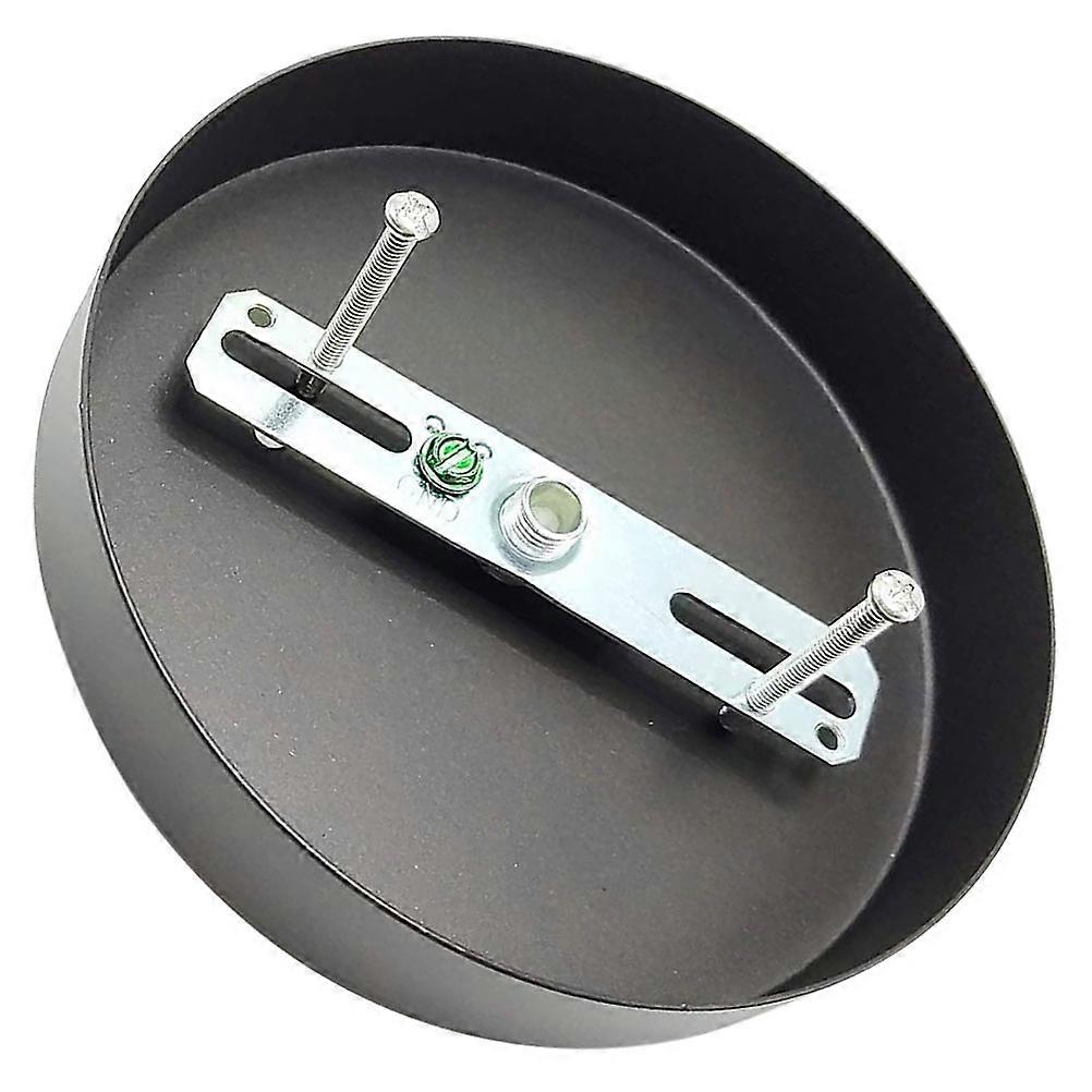 Ceiling Light Canopy Kit Light Fitting Ceiling Square Black DIY Retrofitting Corridors 1 Set