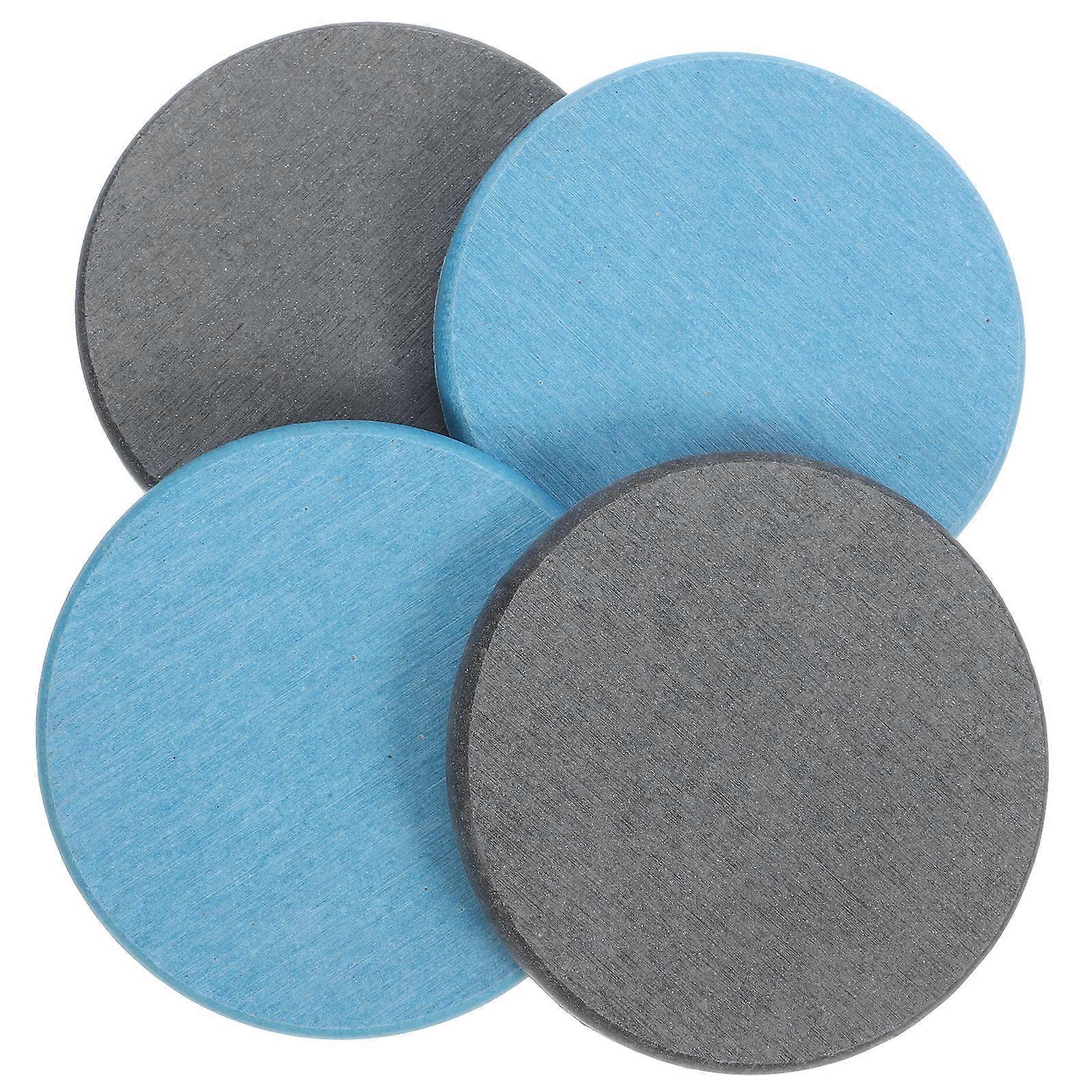 Absorbent Diatomite Coaster Water Absorbing Function 4Pcs Pack