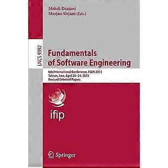 Fundamentals Of Software Engineering 6th International Conference Fsen 2015 - Springer Nature B.V - Paperback - en Book