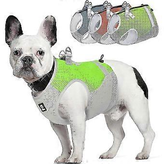 Harnais de gilet de refroidissement pour chien, veste de refroidisseur de chiot en plein air Gilet de chien respirant réfléchissant pour petits chiens de taille moyenne