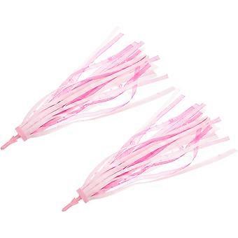 1 Pair Colorful Bike Streamers Scooter Tassels Bike Handlebar Streamers Decorative Scooter Streamers