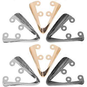 3 paires de chaussures en métal protecteur pointu talons hauts embout talons hauts élégant couvercle de pointe