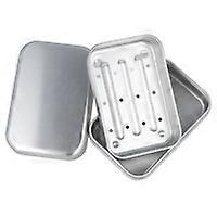 Aluminum Soap Dish with Drainer 1 unit