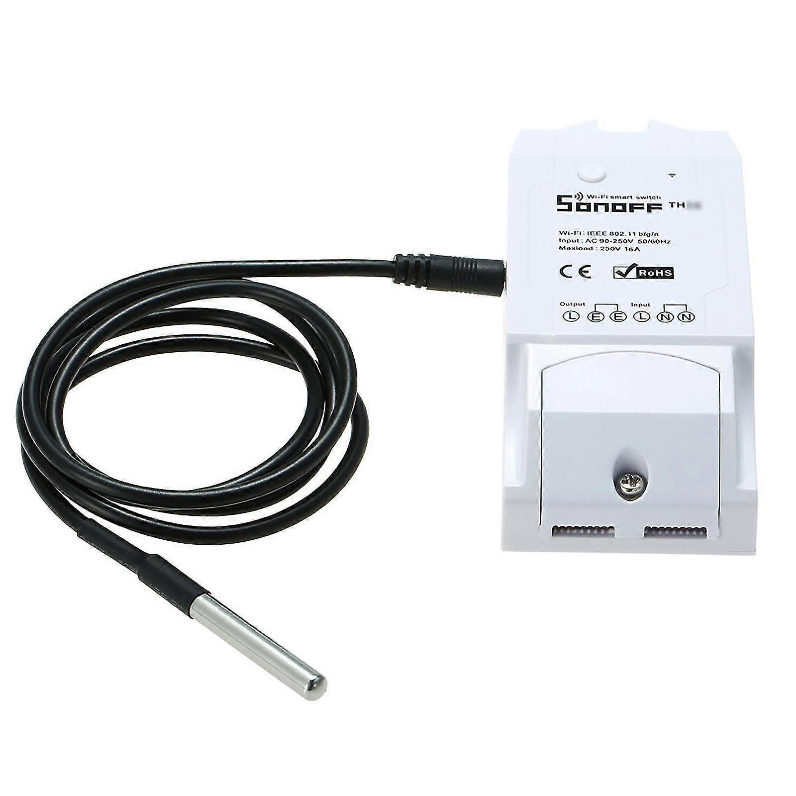 Vattentät DS18B20 temperatursensor för hemautomation - SONOFF