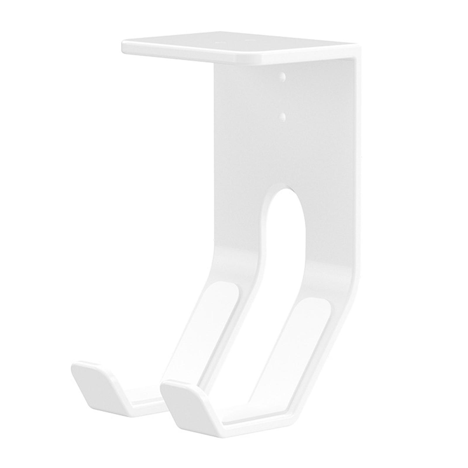 Game Controller Display Stand Plastic Space-Saving Desktop Stand 3 Color Controller & Headphone Holder  White