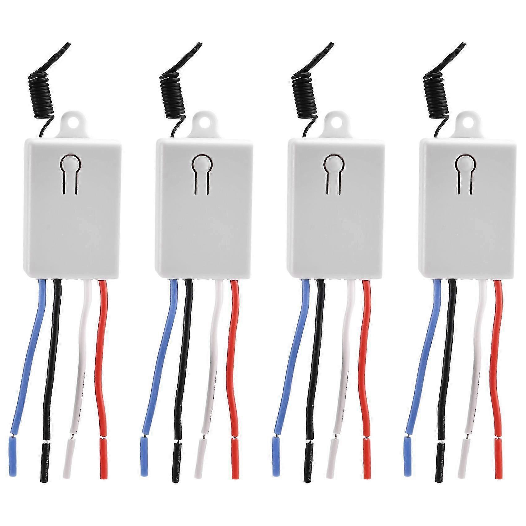 LED Light Wireless Remote Control Switch Receiver Wiring-Free Wireless Smart Switch