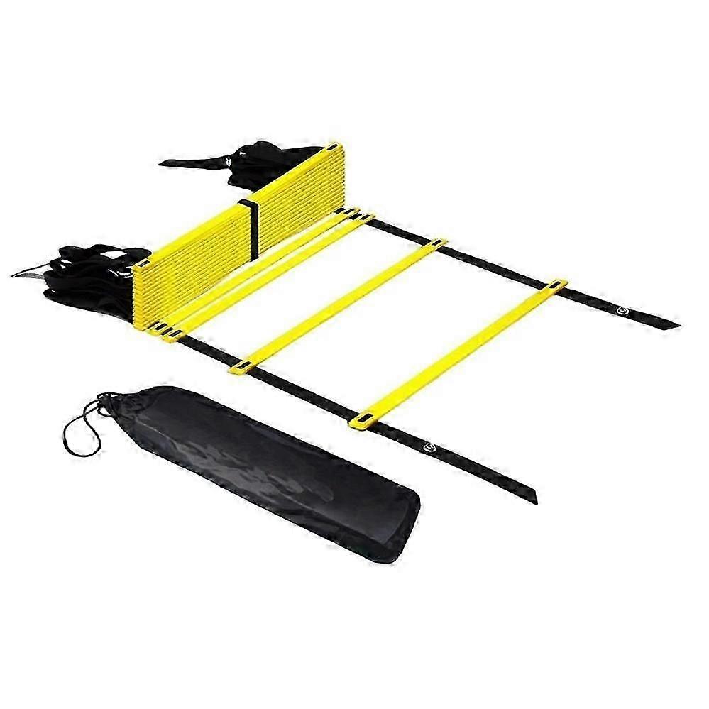 Portable Agility Ladder for Training, 12 Adjustable Non-Slip Steps with Carrying Bag, 6m Length