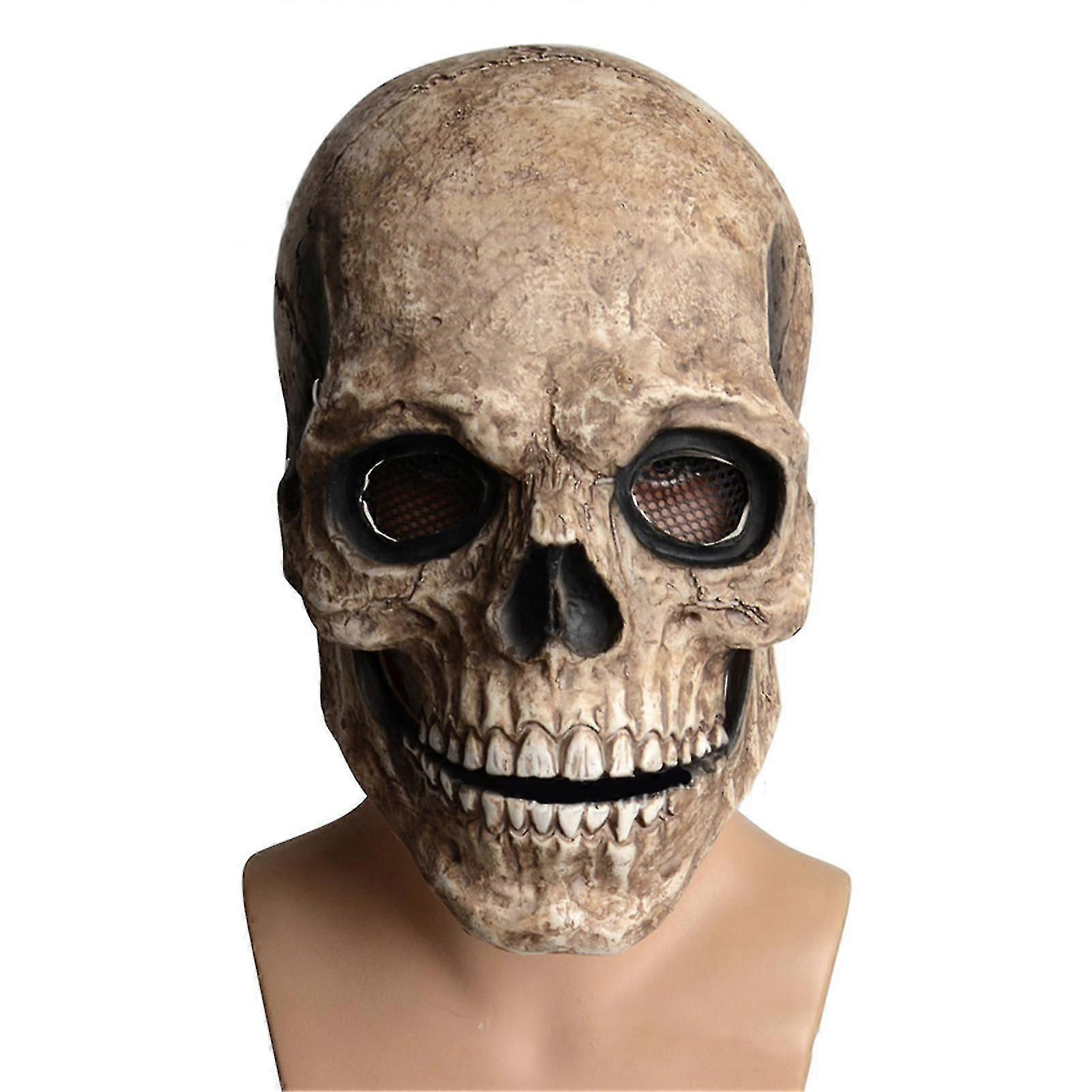 1 Skull Headgear Dark Yellow