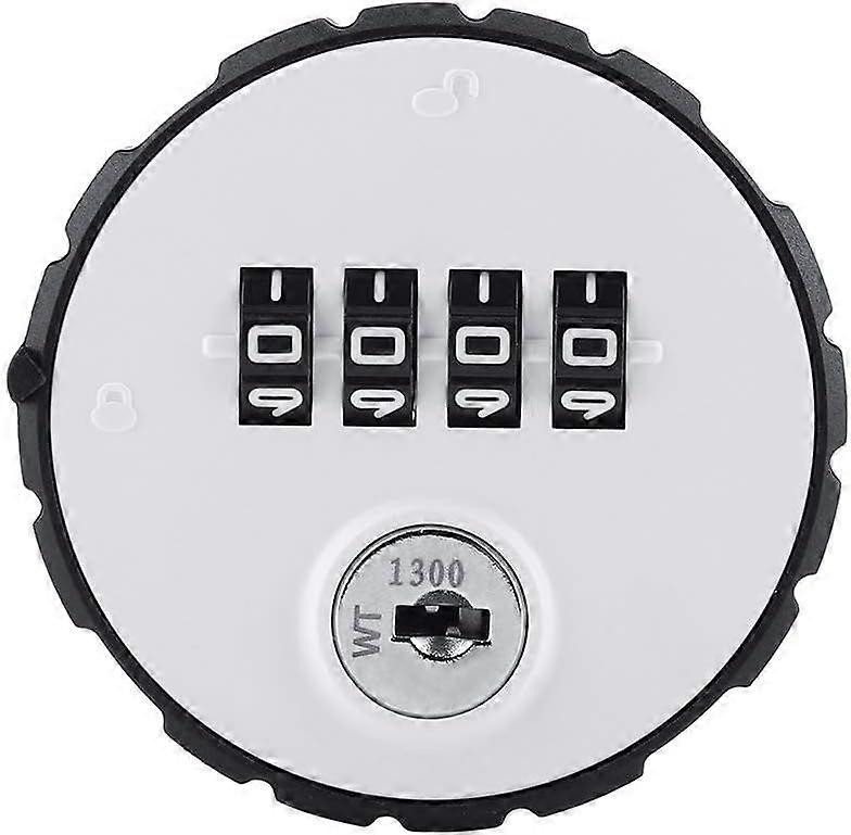 Code Lock Digital Coded Lock Digital Code Combination Zinc Alloy Case Convenient Lock Secure 4-Digit Password Lock with Keys(20mm)