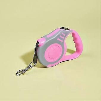 Retractable Dog Leash for Small Dogs and Cats, 5M Nylon Lead, Automatic Locking