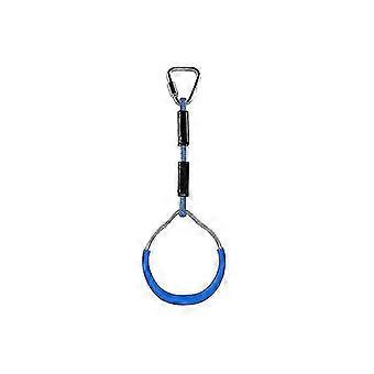 Rocker Gymnastics Ring - Climbing Ring Swing Accessory, Blue