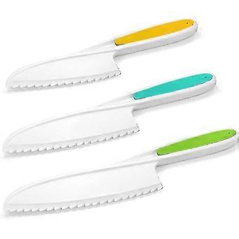 Toddler-Friendly Kitchen Utensil Set - Plastic Knives & Cutting Board for Safe Real-life Cooking Experience