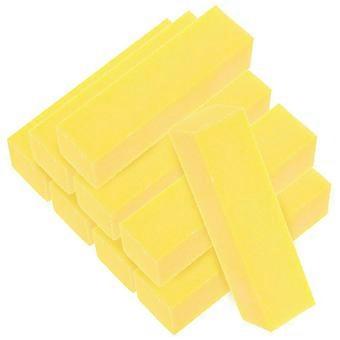10 Stück Schwamm-Nagelpufferblöcke mit feiner Körnung für glatte, natürliche Nägel – Maniküre und Pediküre