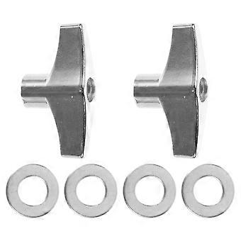 1 Set Wing Nut Hand Tighten Fastener Butterfly Screw Fastening Nut Part Accessory