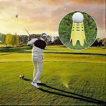 17Pcs 4 Colors Plastic Golf Tees for Golf Simulator Golf Mat Turf Practice Use