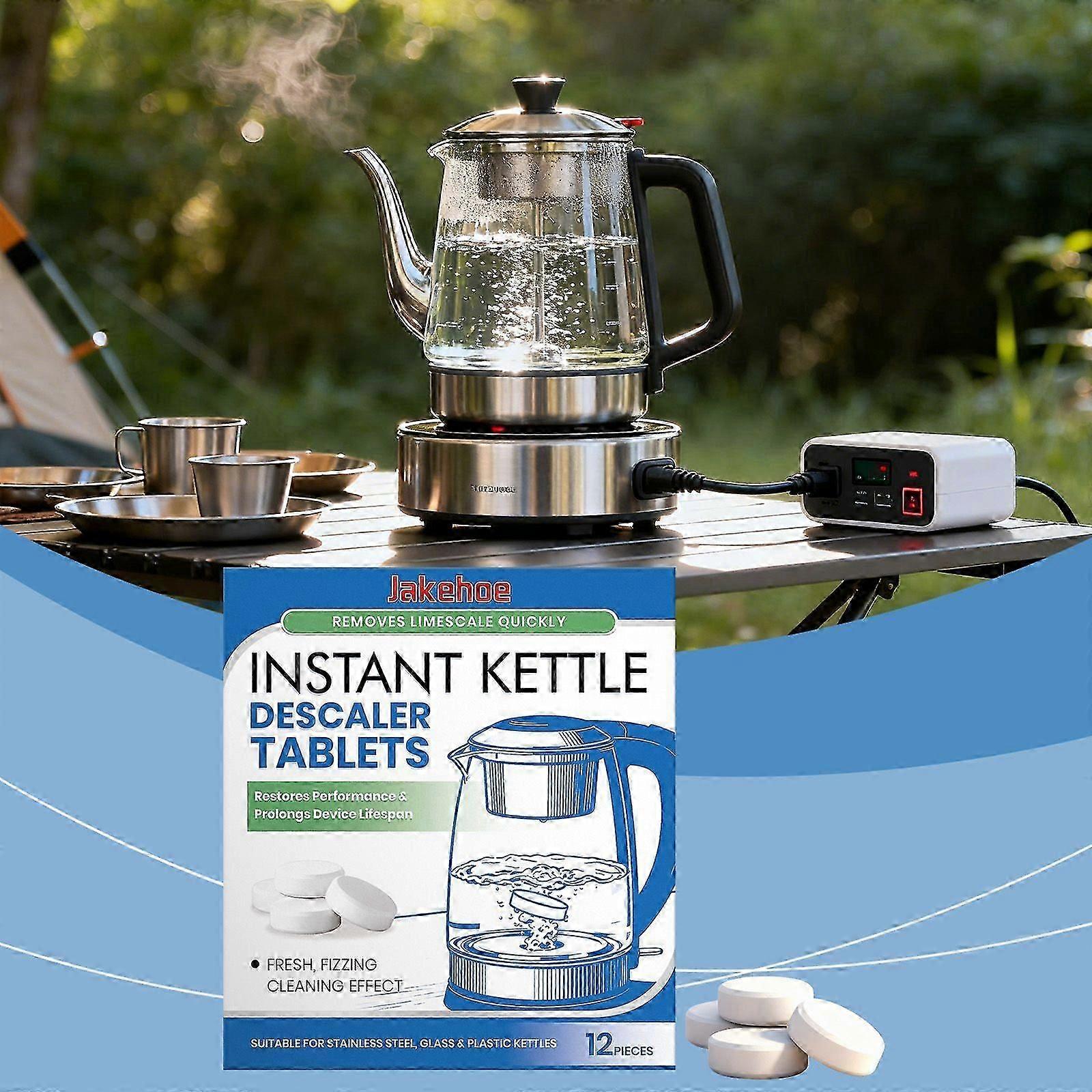 Kettle Descaler Tablets  Coffee Machine & Water Boiler Limescale Remover