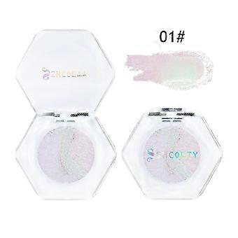 Mermaid Iridescent Eyeshadow Palette Bright Purple Emerald Glitter Eyeshadow, Glitter Diamond Highlighter Makeup Eyeshadow