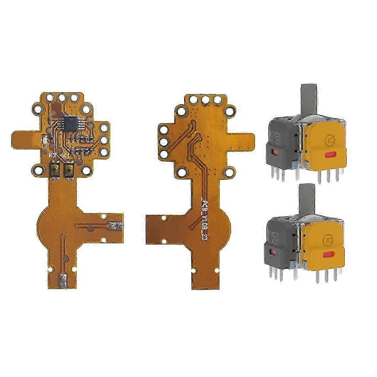 Drift Repair Module+2pcs Hall Electromagnetic Joystick Kit Compatible with- Pro Game Controller Anti-drift Modul