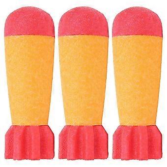 3 pz EVA Hollow Foam Dart Shooting Ball Soft Foam Rocket Ball Gioco di Tiro per Ragazzi e Ragazze