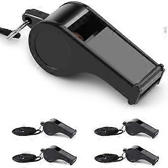 Z8 Whistle - Whistles With Lanyard, Sports Whistles, Loud Crisp Sound Whistle Great For Coaches, Teachers, Referees, Officials-5 Pcs In A Set - PW