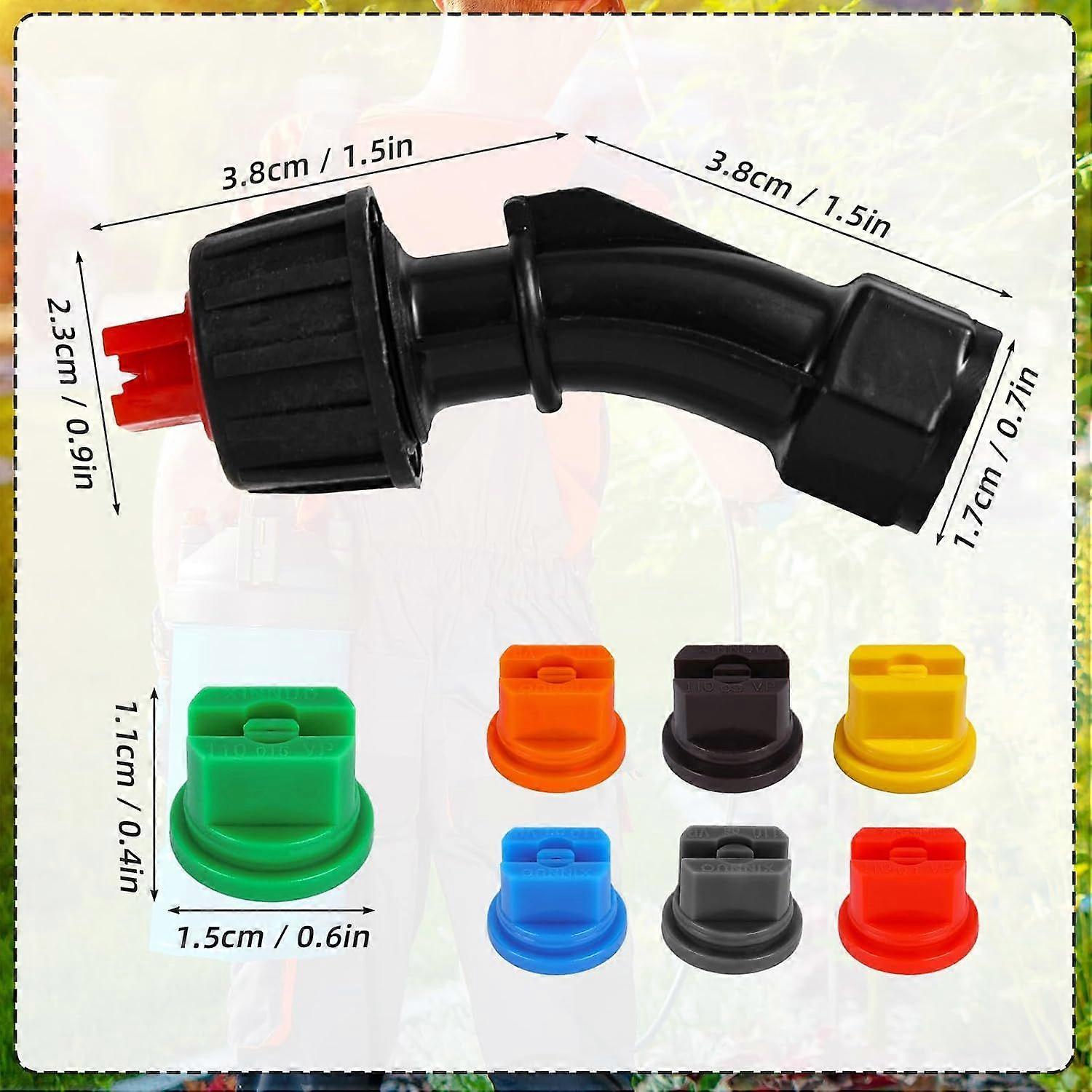 8pcs 110 Flat Fan Spray Nozzles Tips Set