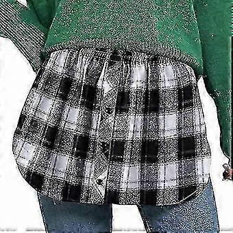 Top feminino ajustável com extensão para minissaia