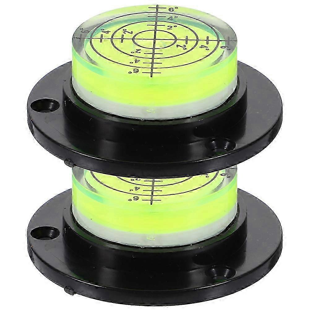 Circular Leveling Tool for Camper Leveling Bubbles Diy Projects Universal Horizontal 2Pack