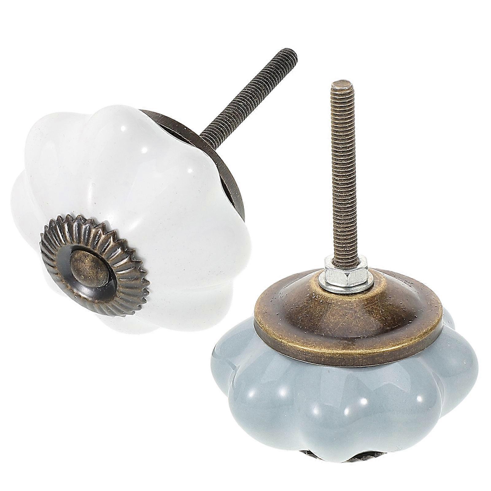 Creative Furniture Knobs Ceramic Cabinet Knob Pulling Handle 10Pcs