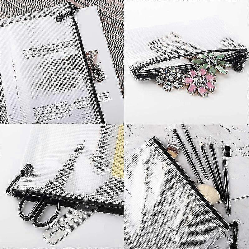 Reusable Waterproof Mesh Zip Pouches