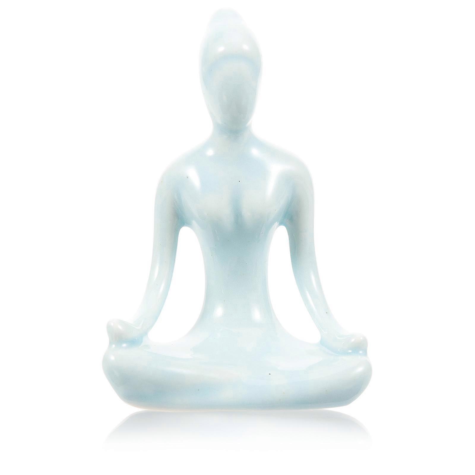 Ceramic Yoga Decor Set Light Compact