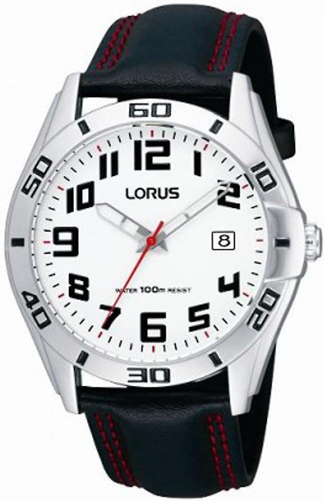 Lorus Communion Quartz Analog Child Watch with Cowhide Bracelet RH915EX9
