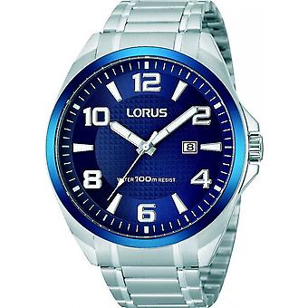 Lorus Watches Quartz Analog Man Watch with RH967CX9 Stainless Steel Bracelet