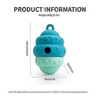 Interactive Rolling Food Dispenser Puzzle Toy for Cats and Dogs with Honeycomb Design 1 Piece