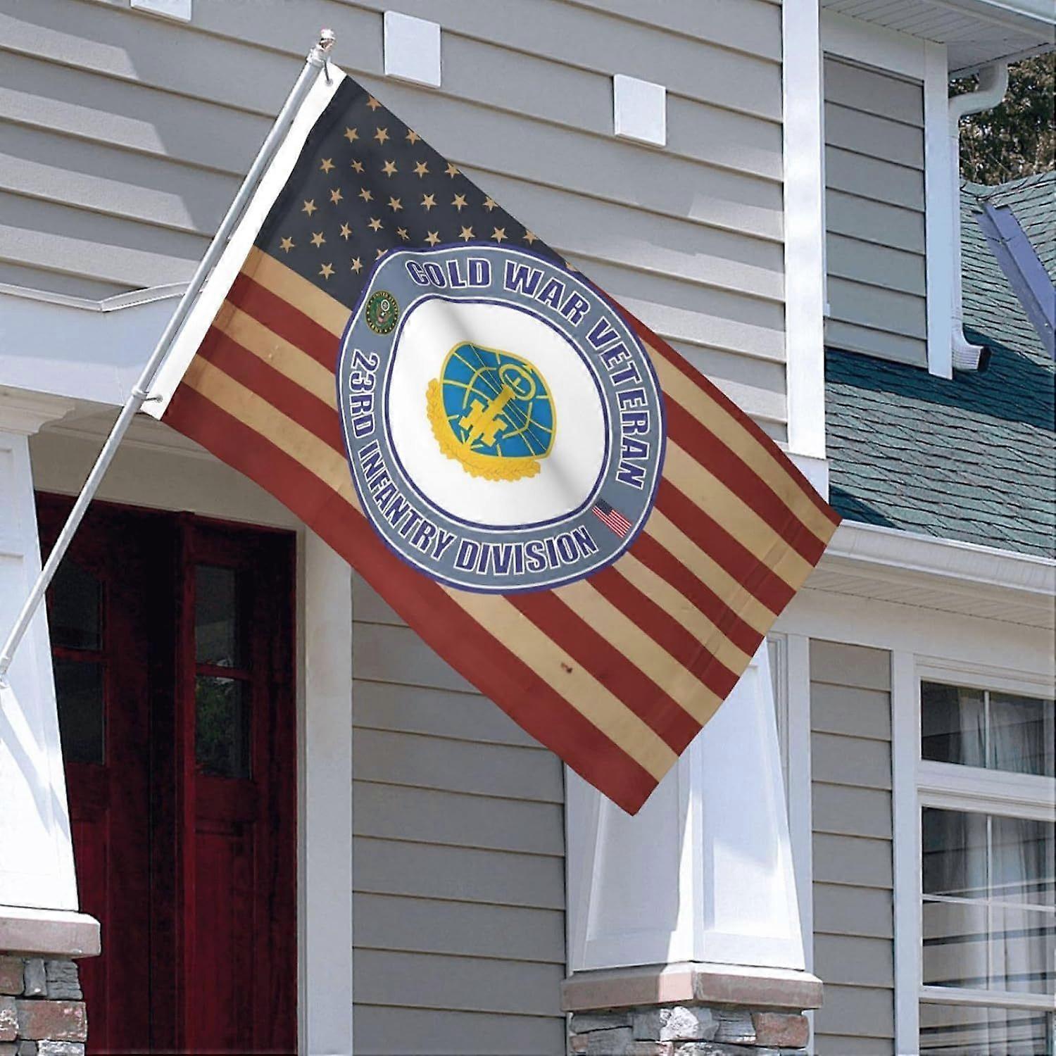 Cold war intelligence and security command unit crest veteran Flag  rq 0496