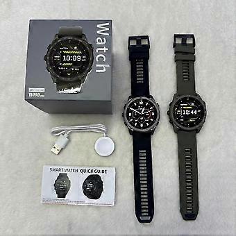 T8 Pro Outdoor Smart Watch with Bluetooth Calling, Activity Tracking and Compass, Black Silicone band configuration