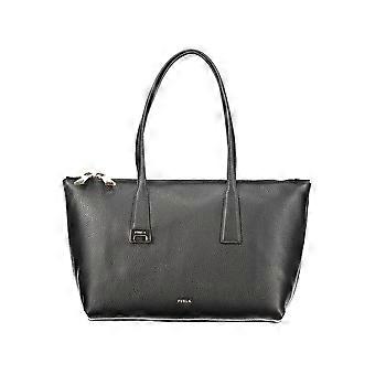 Furla Black Leather Women's Bag