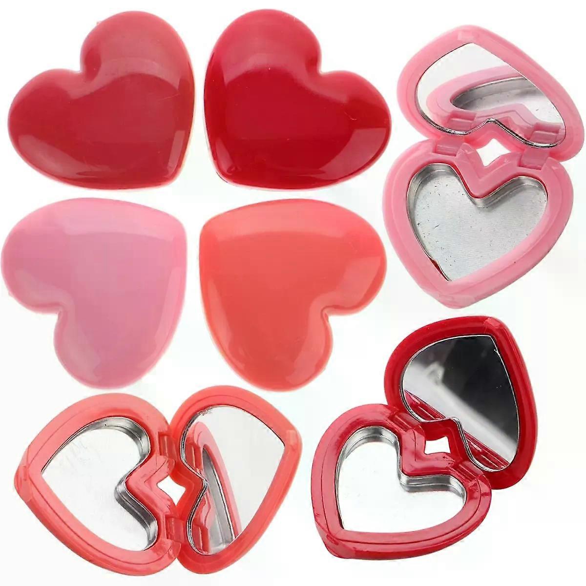 24pcs Refillable Eyeshadow Box Makeup Mirror Case Subpackaging Box for Blusher DIY Highlight Container