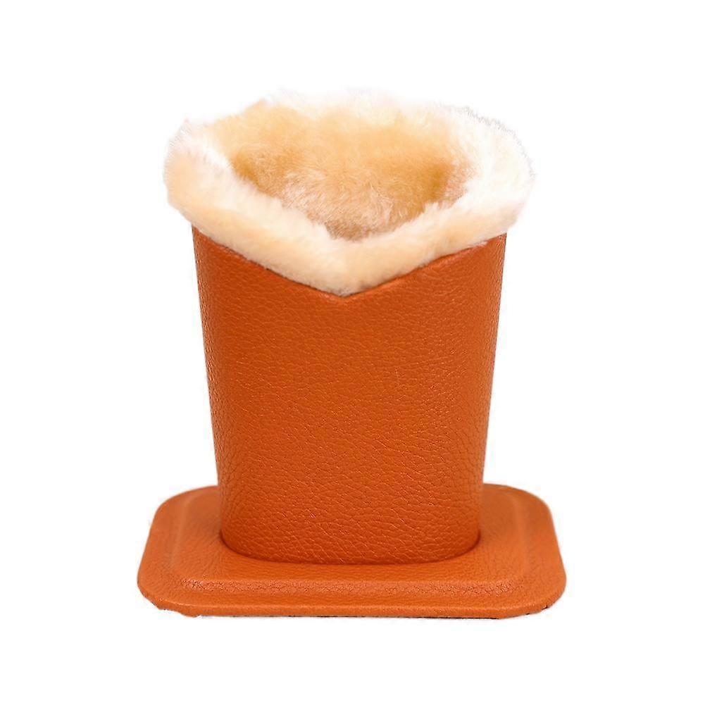 Suede Eyeglass Holder With Stable Base