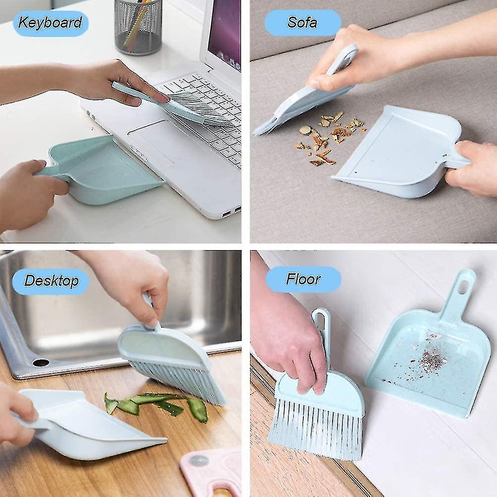 Mini Dustpan And Brush Set, Multi-functional Cleaning Tool With Hand