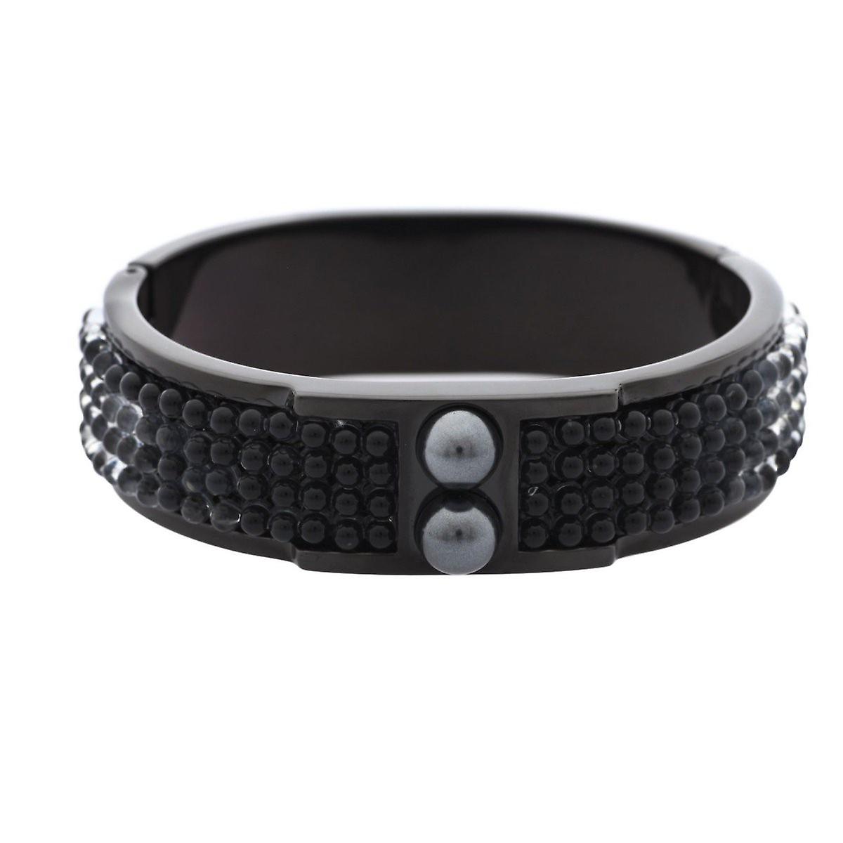 Misaki Mesdames bracelet bracelet Bracelet acier inoxydable noir CAVIARS QCRBCAVIARS