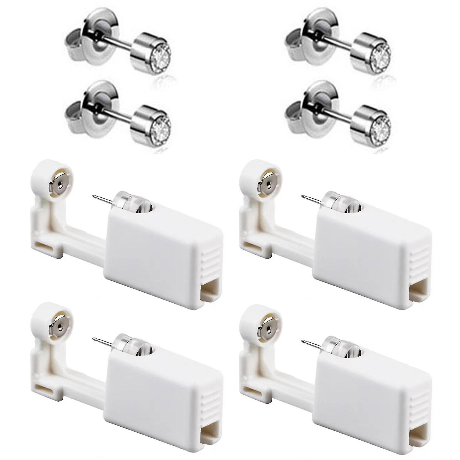 Pistolet De Perçage D'Oreille Jetable - Kit De 10 - Stérile, Indolore, Sécurisé - Pour Oreille Et Nez - Auto-perçant Facile